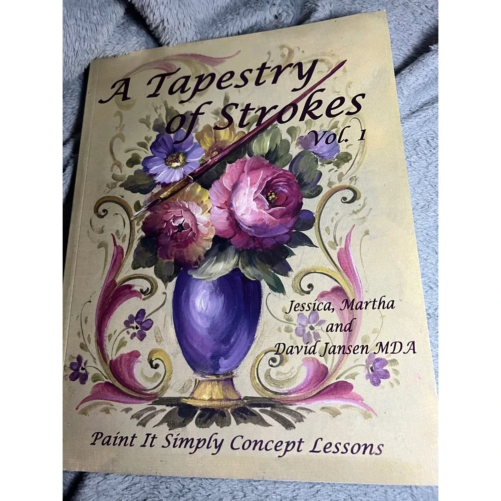 Jansen Painting Floral Roses Scrolls Art Instruction Books Lot of 3 New